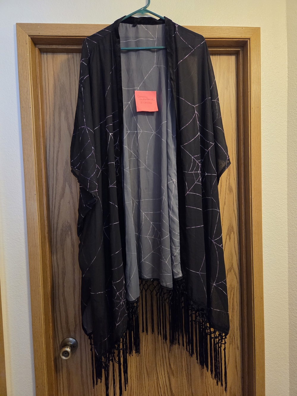 Spellbound Soles Black Spiderweb Fringe Spell dustrr